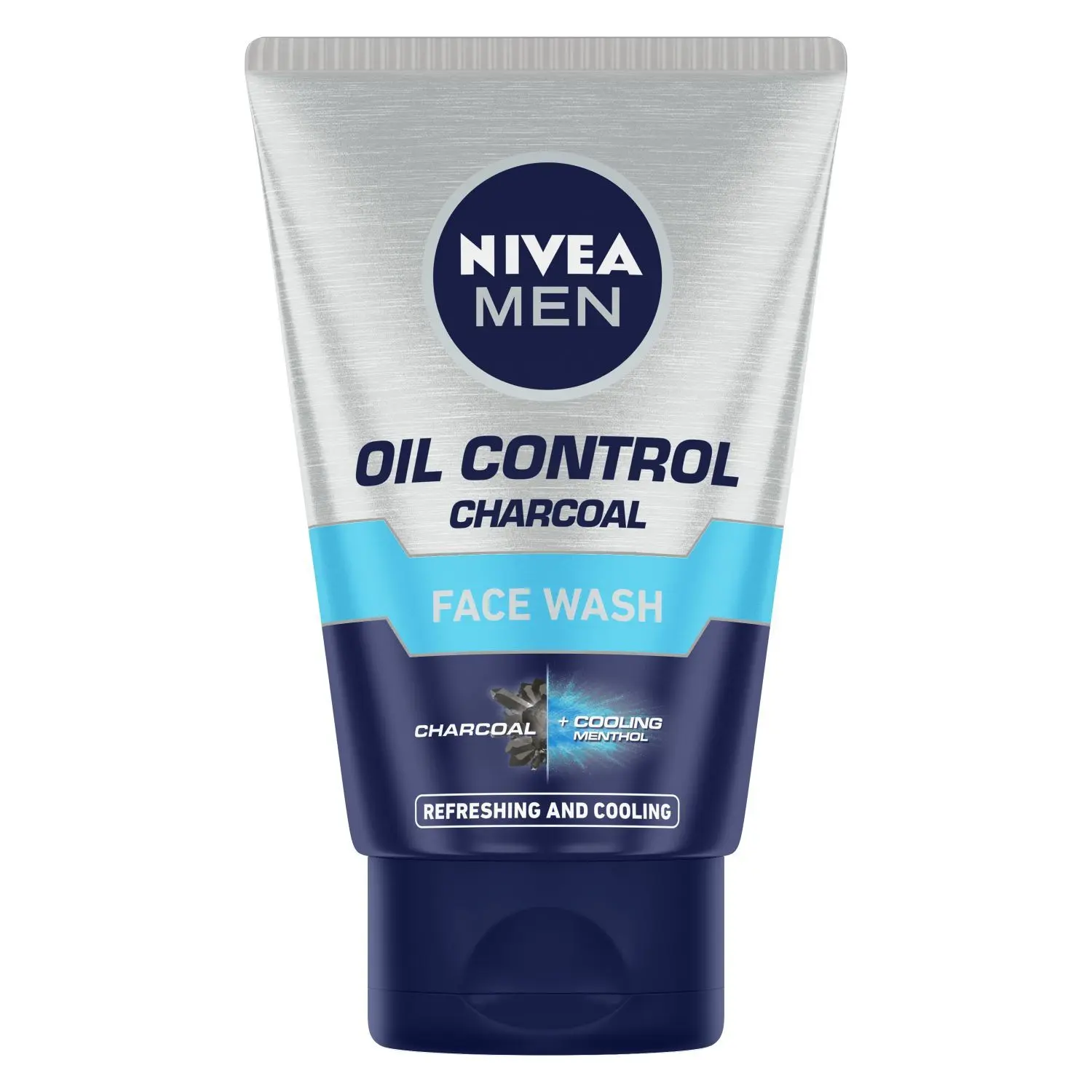 NIVEA MEN Oil Control Charcoal Face Wash (100 ml)