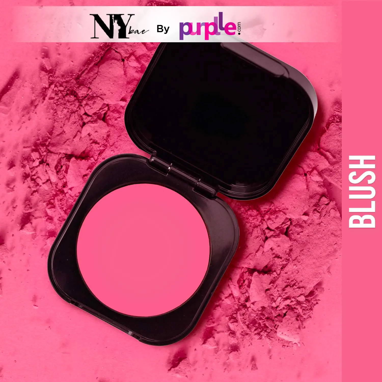 NY Bae Sunset Skyline Blush - Celestial Pink 03 (5 g) | Pink | Matte Finish | Rich Colour | Super Blendable | Multipurpose | Travel Friendly