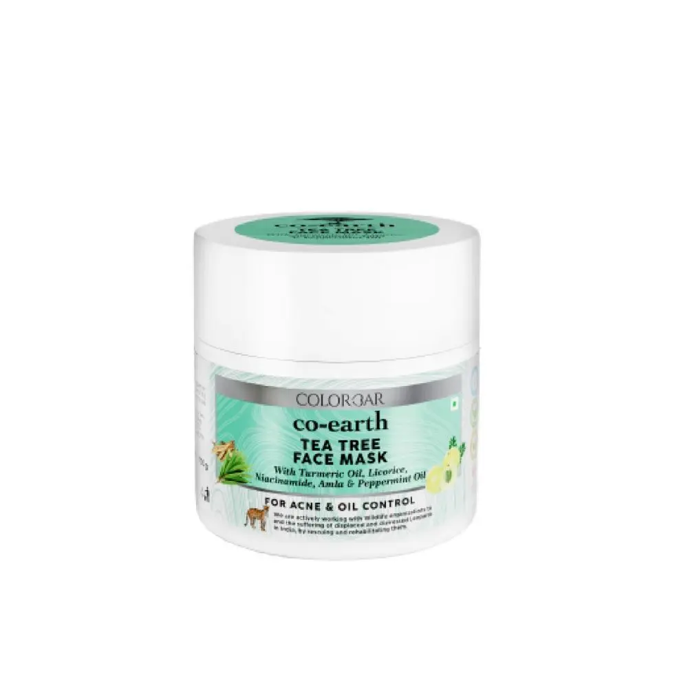 Colorbar Co-earth Tea Tree Face Mask-(100g)