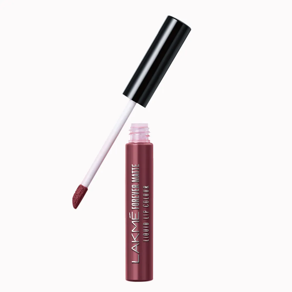 Lakme Forever Matte Liquid Lip Color - Mauve Party