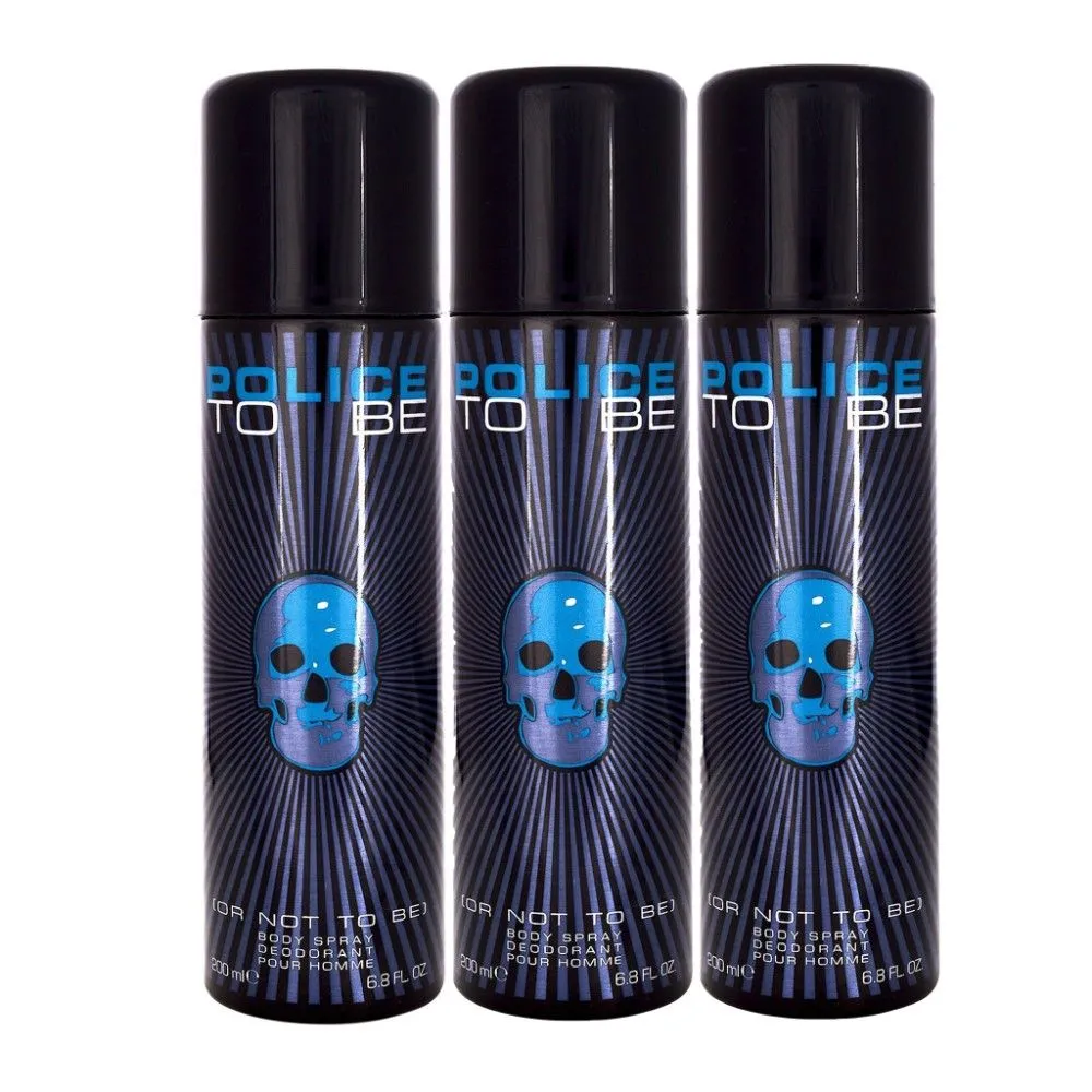 Police To Be Man Deodorant Spray (Pack Of 3)