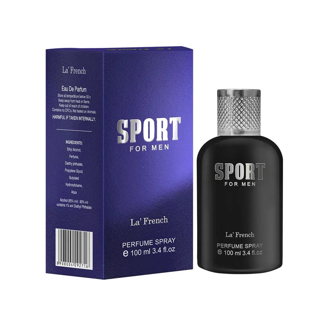 La French Sport Eau De Parfum Spray for Men