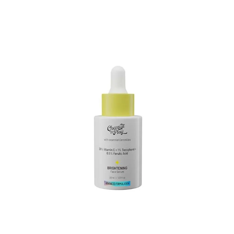 Chemist at Play 20% Vitamin C Brightening Face Serum With Ceramides For Even And Glowing Skin Tone