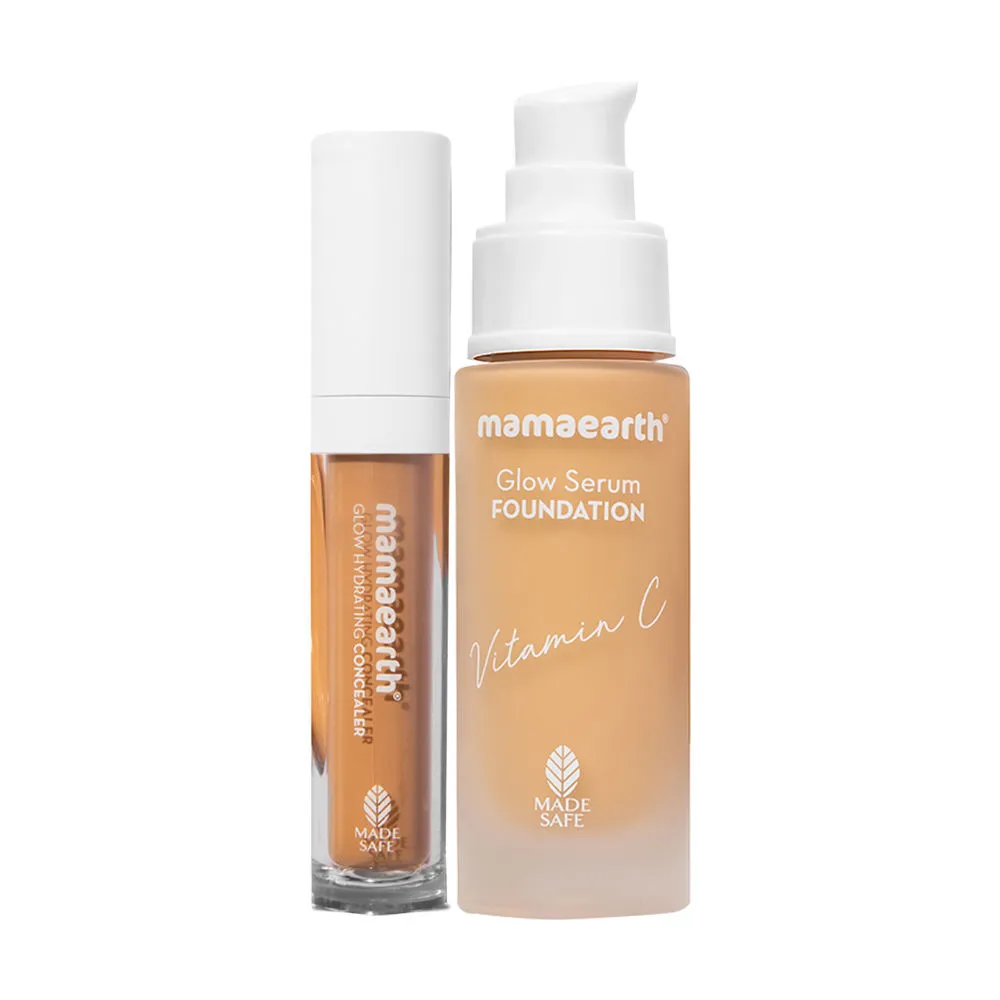 Mamaearth Glow Foundation + Hydrating Concealer - Nude Glow