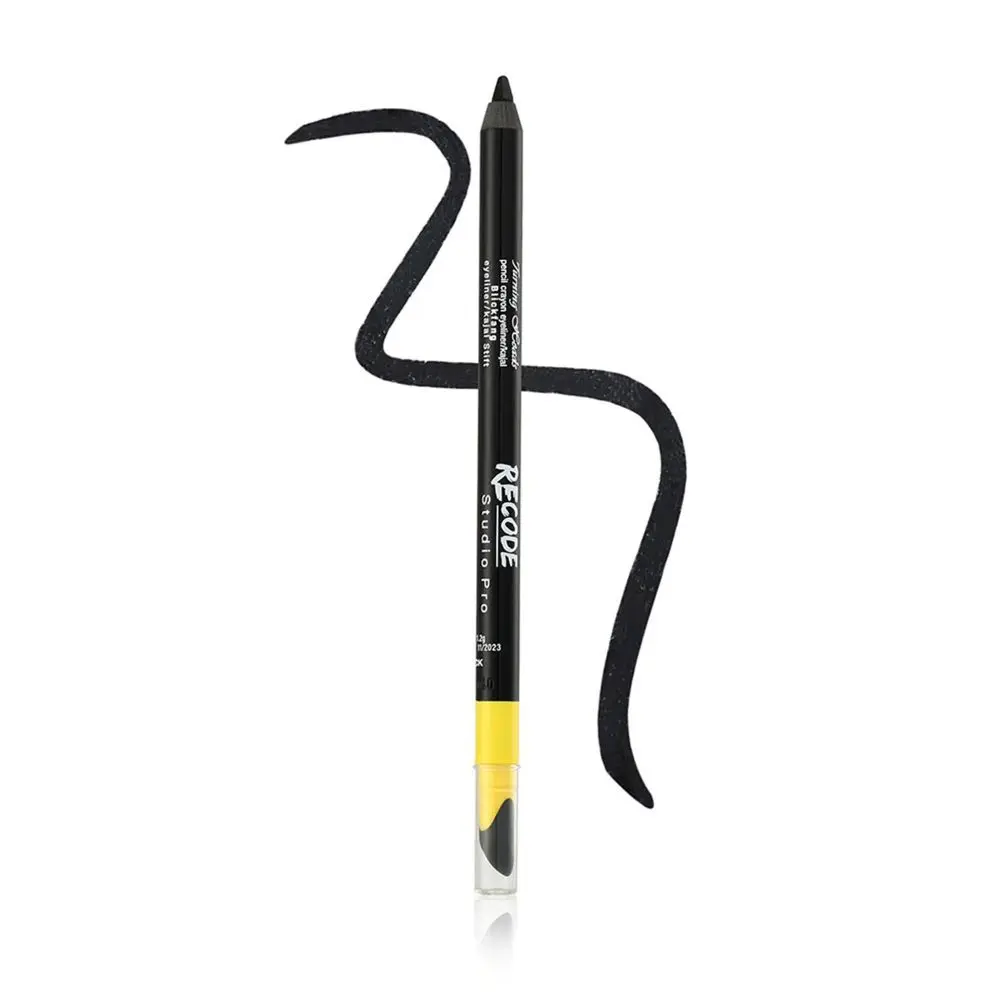 Recode Turning Heads Crayon Gel Eyeliner/Kajal- 01- Black