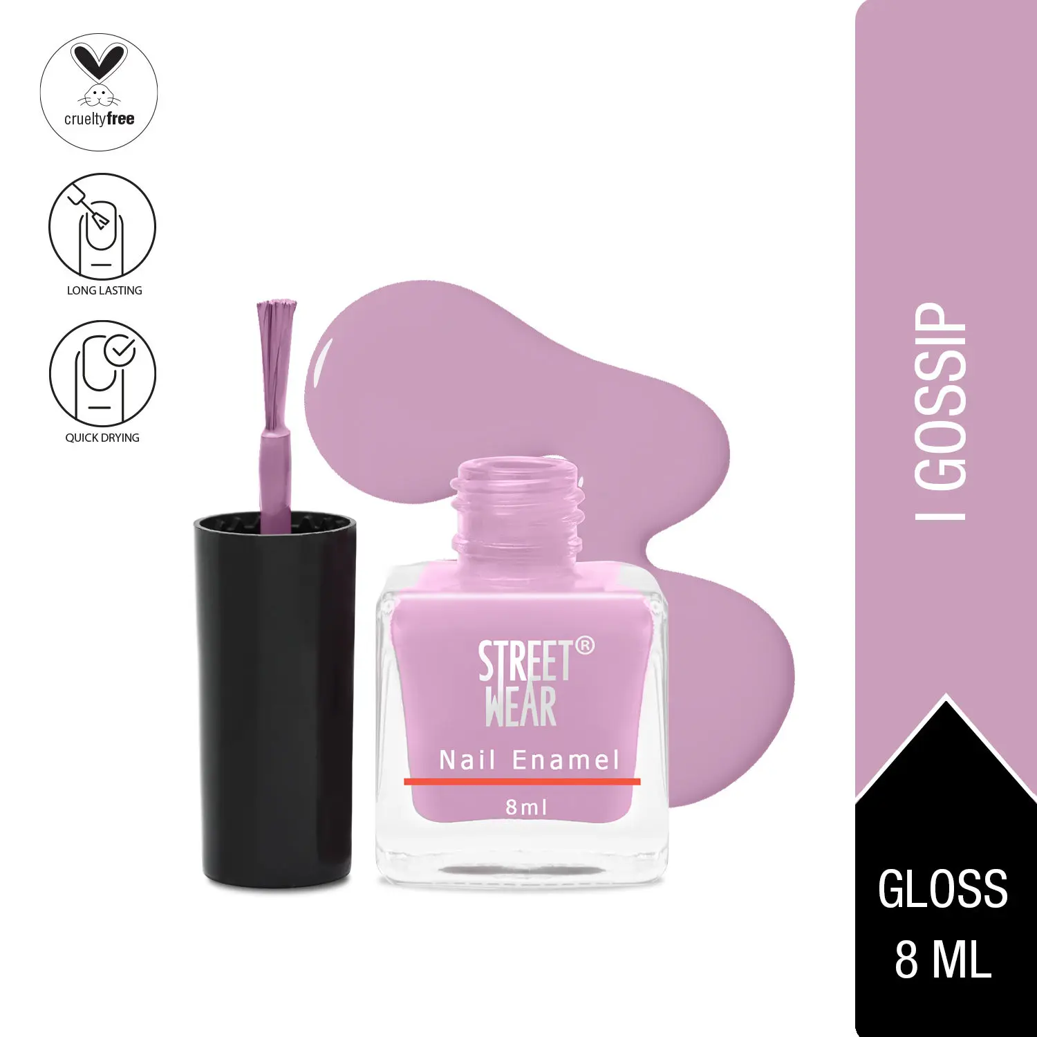 Street Wear Nail Enamel (Revamp) Pretty Girl Collection I Gossip (8 ml)