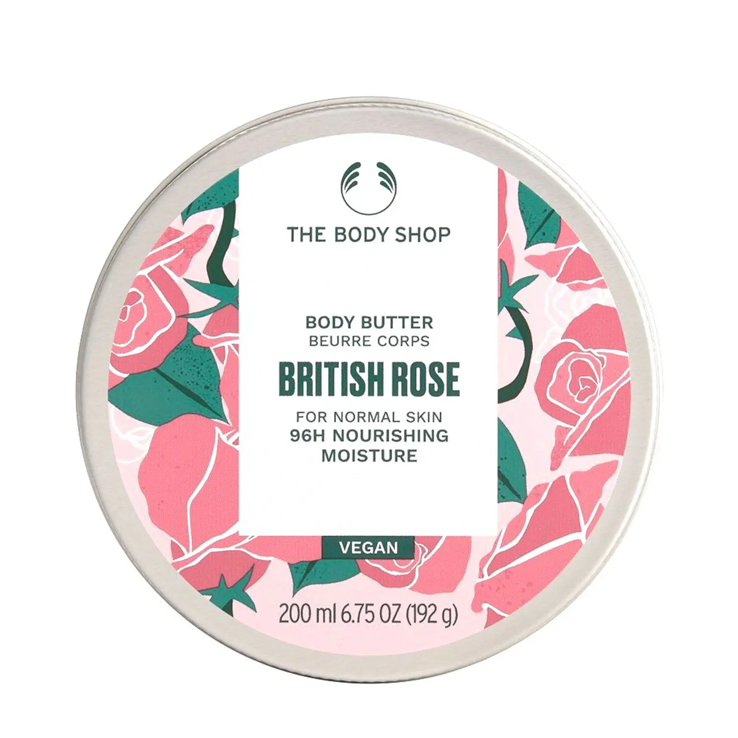 The Body Shop Vegan Britsh Rose Body Butter , 200Ml