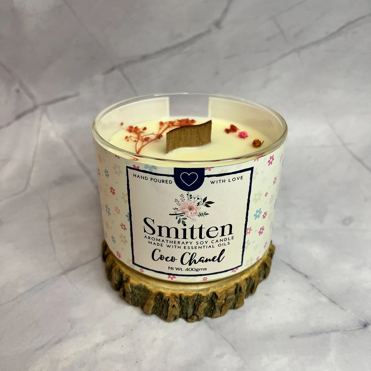 Smitten Aromatherapy Candle Coco Chanel (400gms)