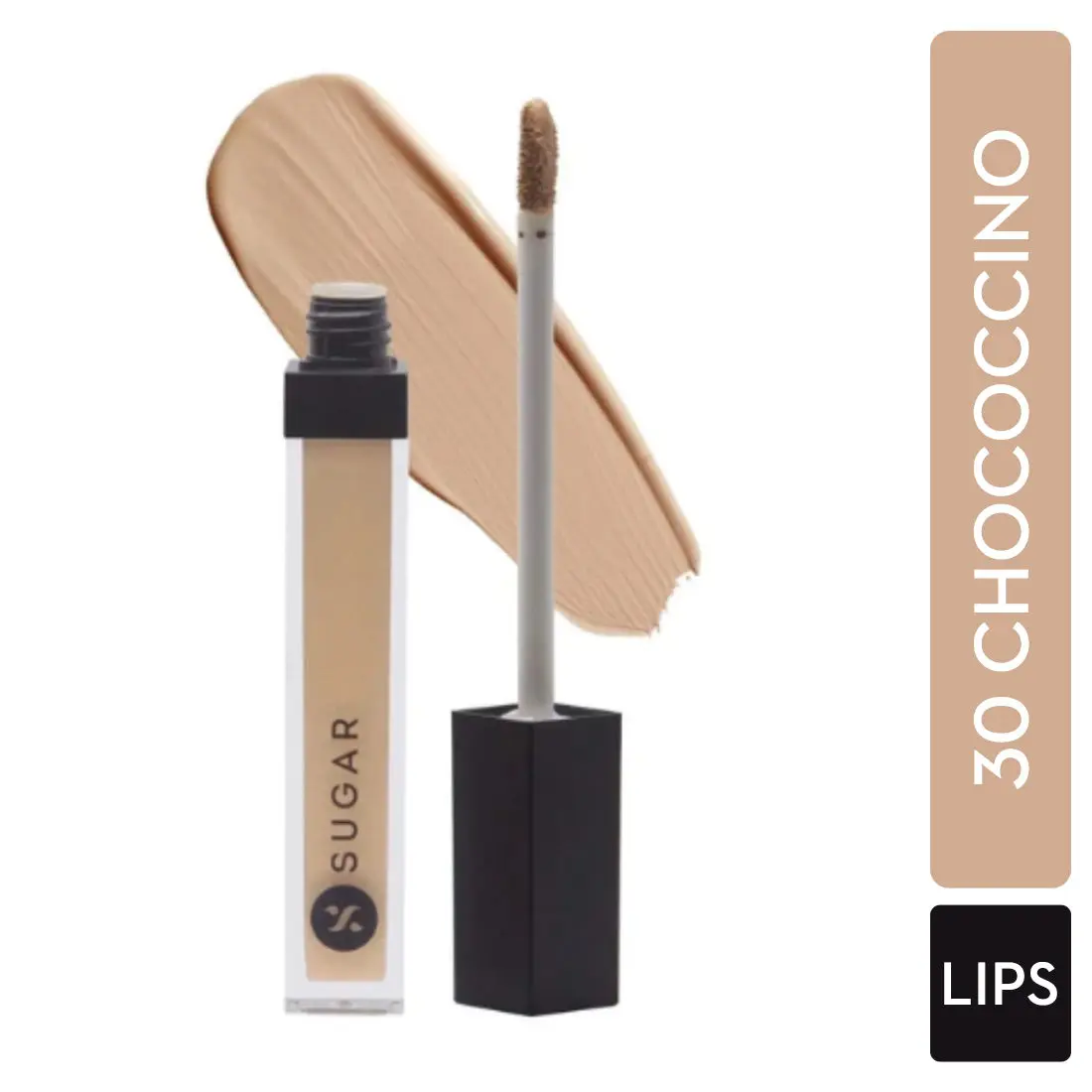 SUGAR Cosmetics - Magic Wand- Waterproof Concealer - 30 Chococcino (Medium Concealer with Warm Undertone) - Long Lasting, Water-proof Concealer, Lasts Up to 8 hours