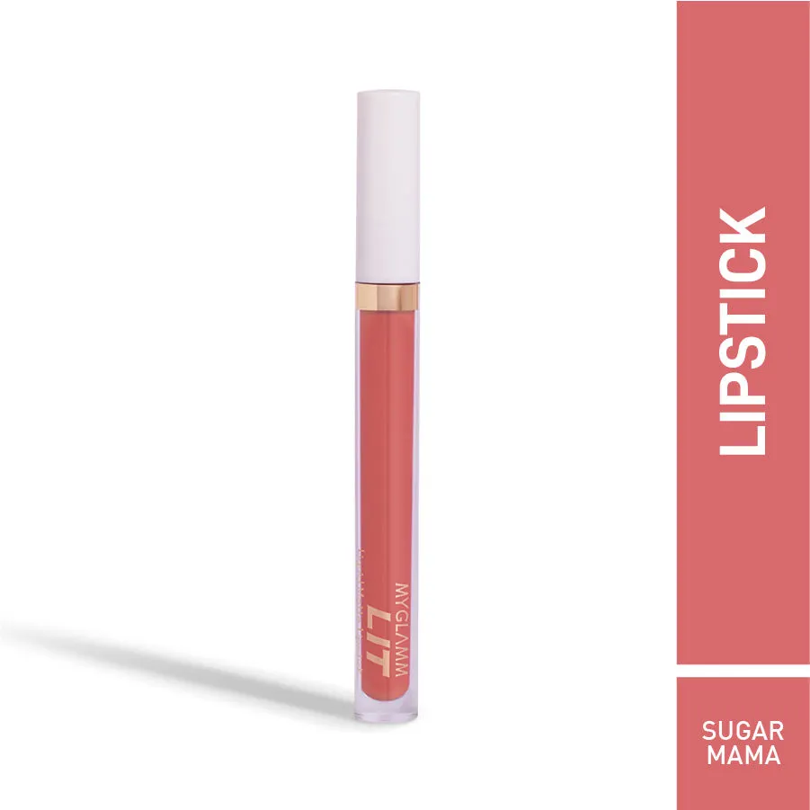 MyGlamm LIT Liquid Matte Lipstick-Sugar Mama