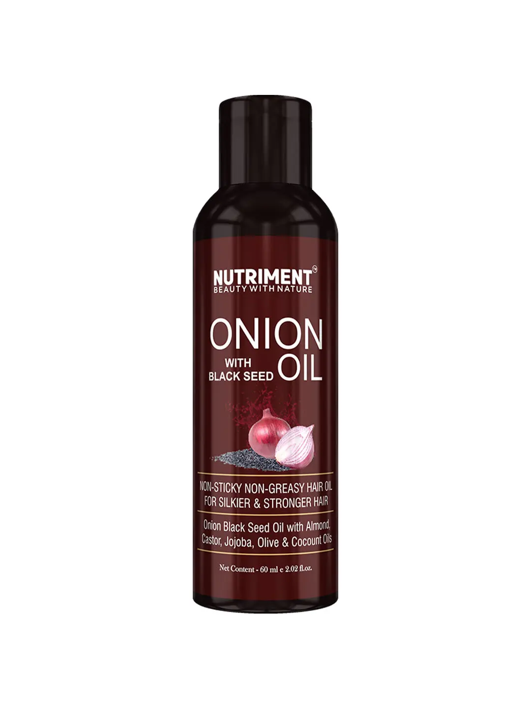 Nutriment Red Onion Black Seed Hair Oil, 60ml