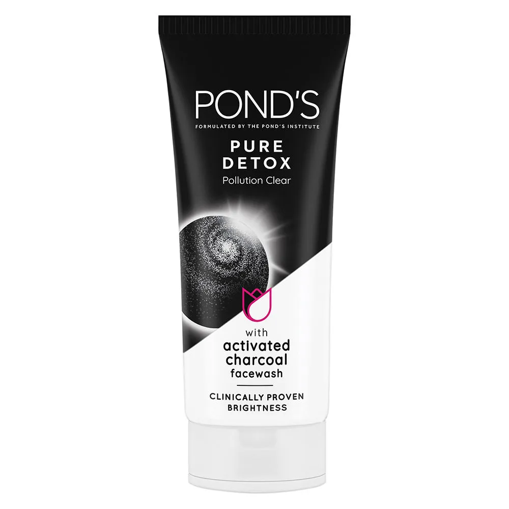 Ponds Pure Detox Anti-Pollution Purity Face Wash with Activated Charcoal