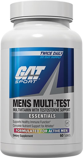 Mens Multi Test, By GAT, Essentials, 60 Tabs,