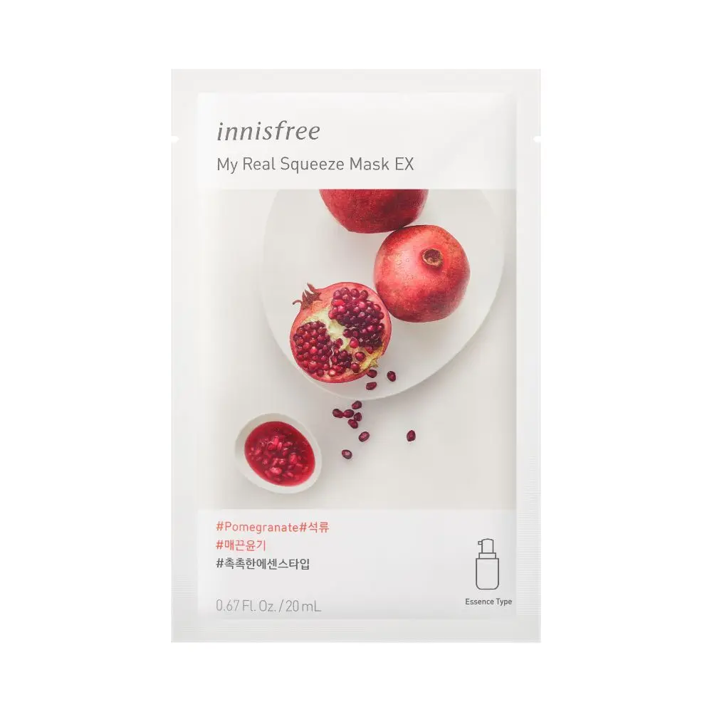 Innisfree My Real Squeeze Mask - Pomegranate (20 ml)