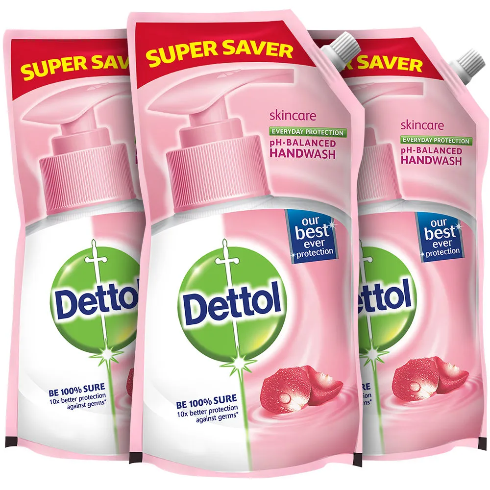 Dettol Skincare Refill Liquid Handwash - Pack Of 3