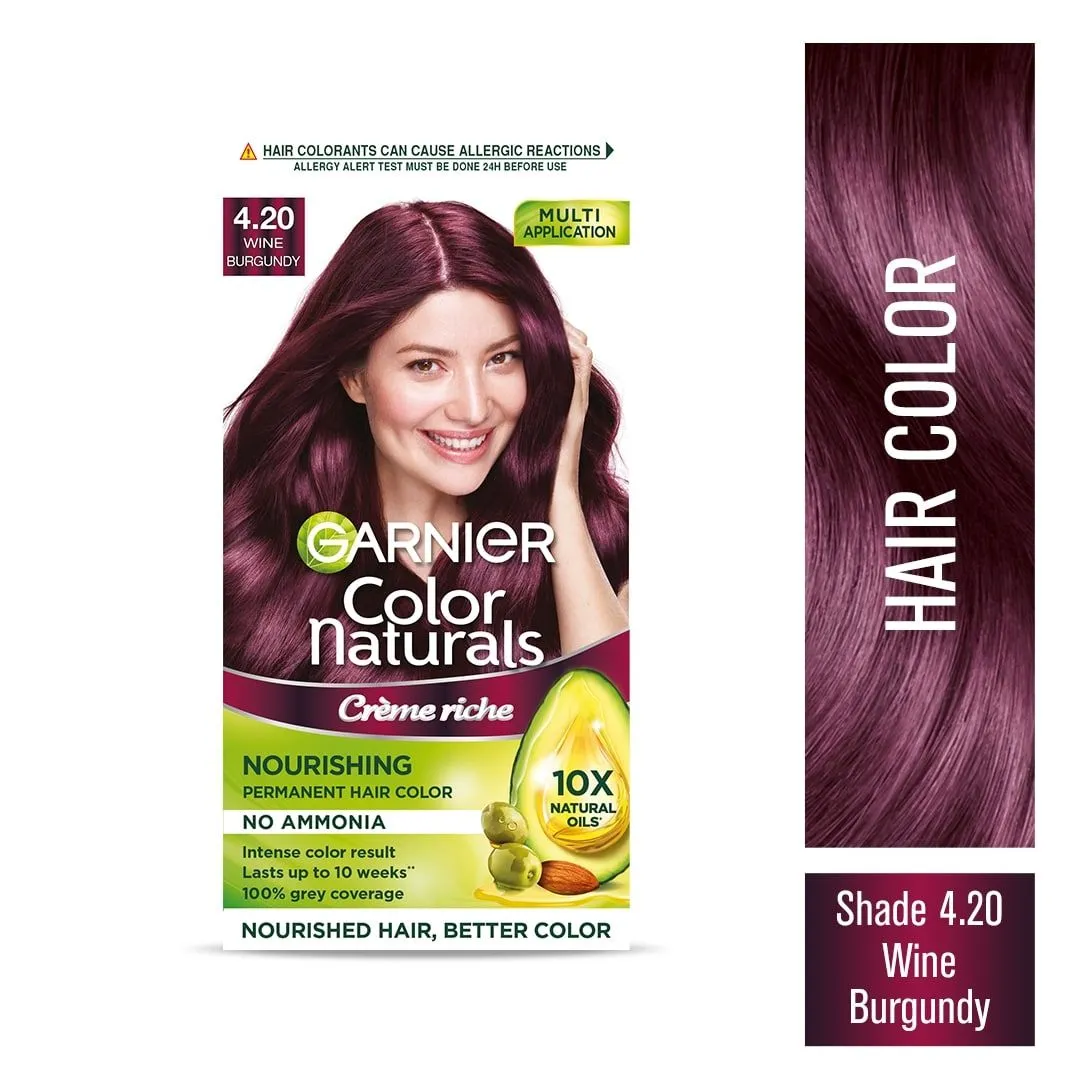 Garnier Color Naturals Creme Hair Color Big Pack - 4.20 Wine Burgundy