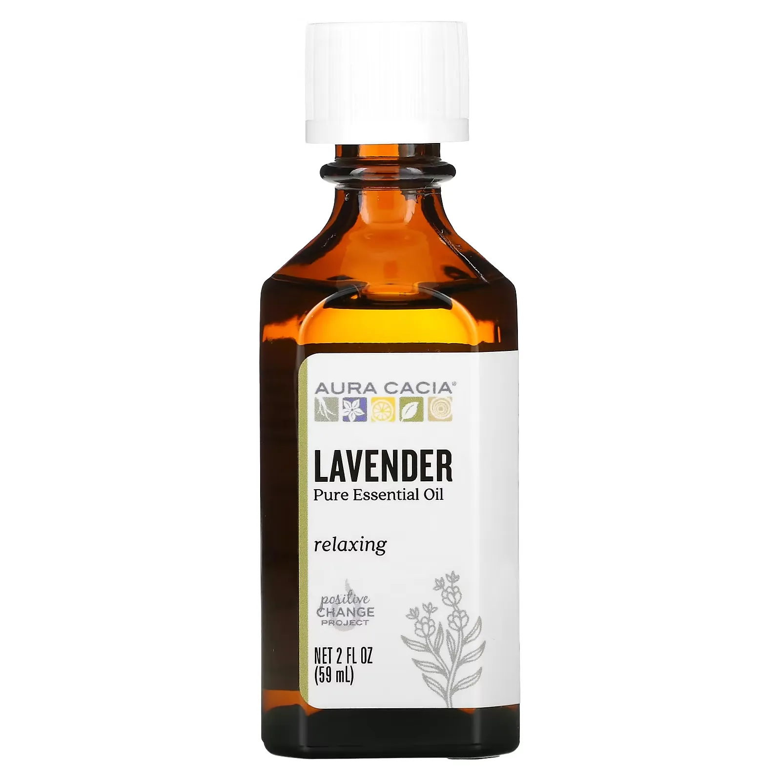 Pure Essential Oil, Lavender, 2 fl oz (59 ml)