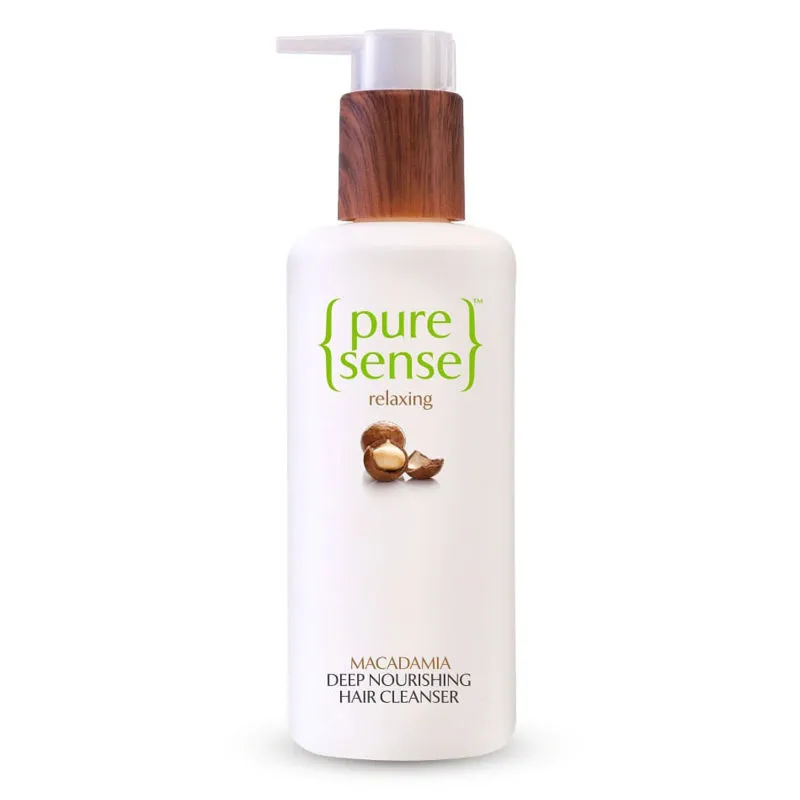 PureSense Macadamia Deep Nourishing Hair Cleanser for Dry and Chemically Treated Hair