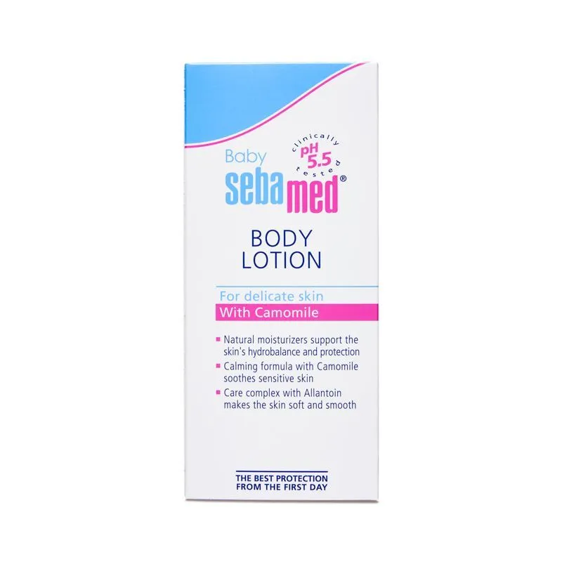 Sebamed Baby Body Lotion, PH 5.5, Camomile & Allantoin, Dermatalogically Tested, Sensitive Skin