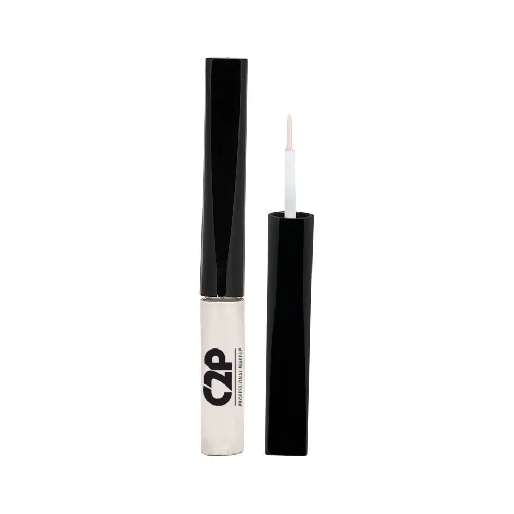 C2P Pro Playmate Liquid Waterproof Matte Color Eyeliner - Royal White 02