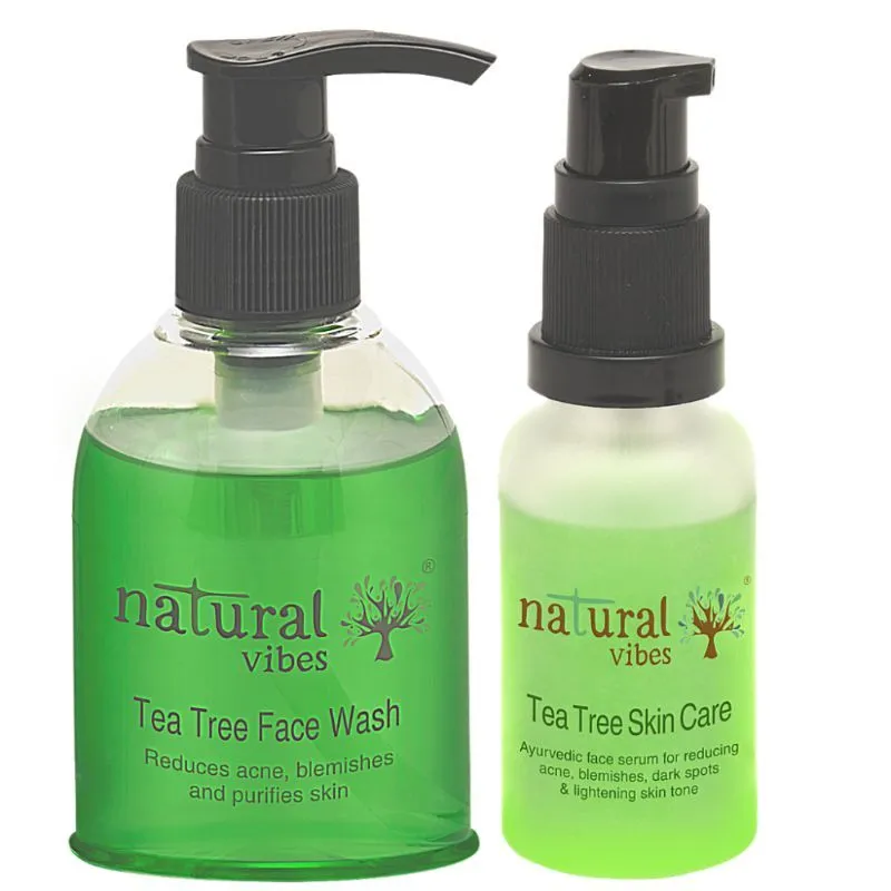 Natural Vibes Tea Tree Skin Brightening And Whitening Combo