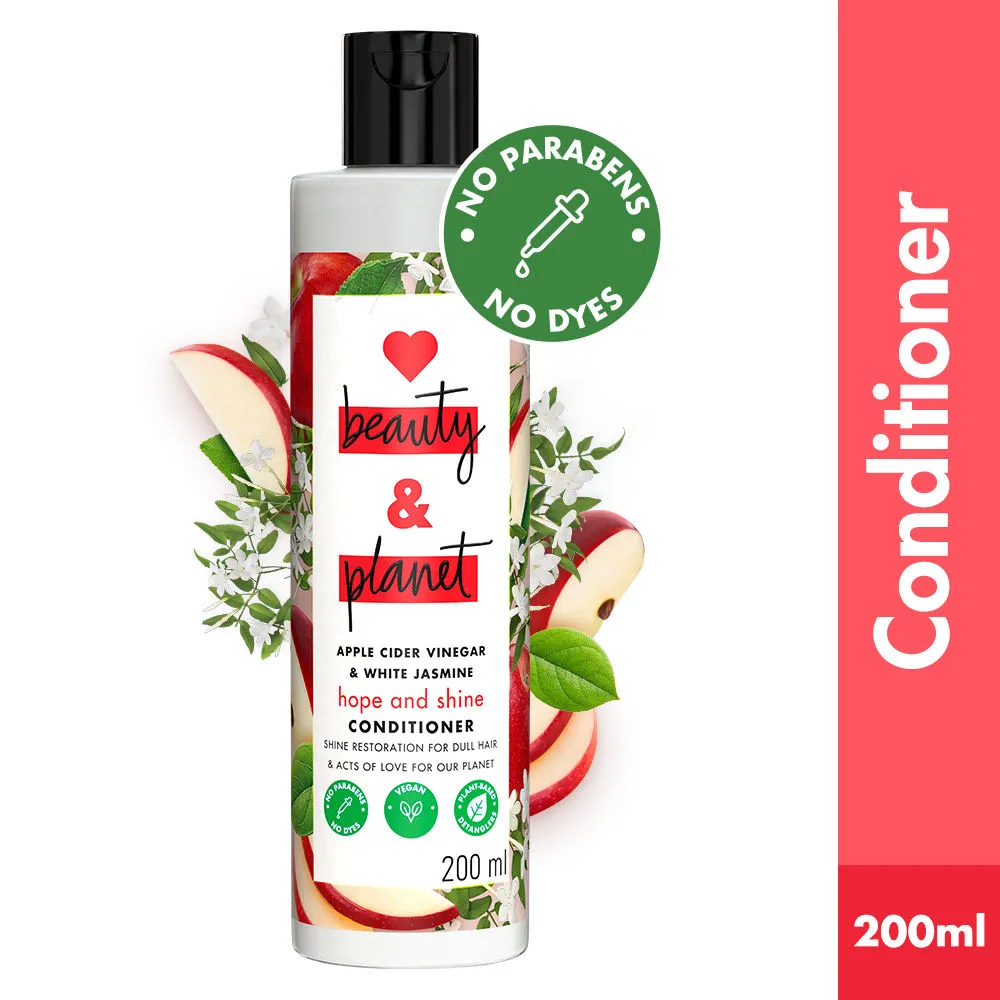 Love Beauty & Planet Apple Cider Vinegar & Jasmin Paraben Free Shine Conditioner