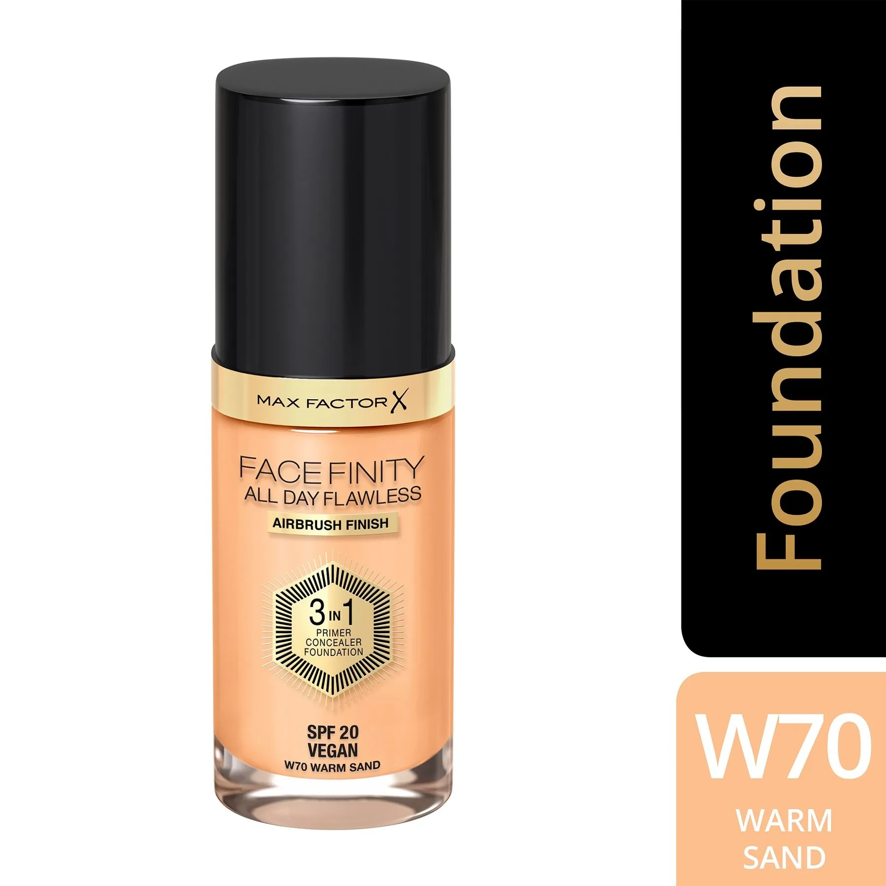 Max Factor Face Finity All Day Flawless 3 In 1 Foundation - Warm Sand