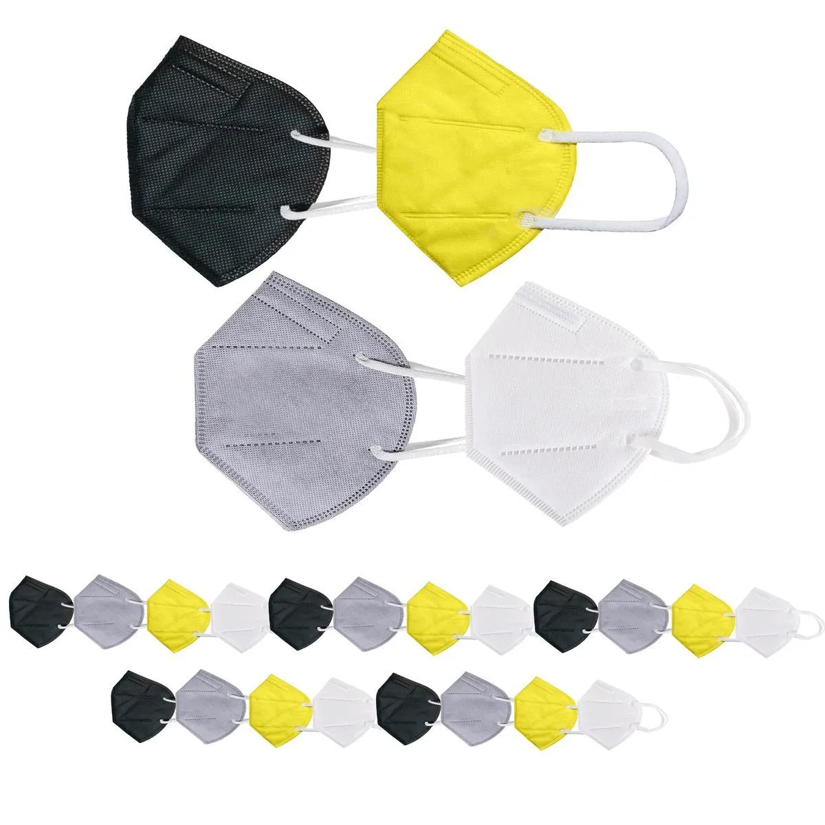 Fabula Pack of 24 Kn95/N95 Anti-Pollution Reusable 5-Layer Mask