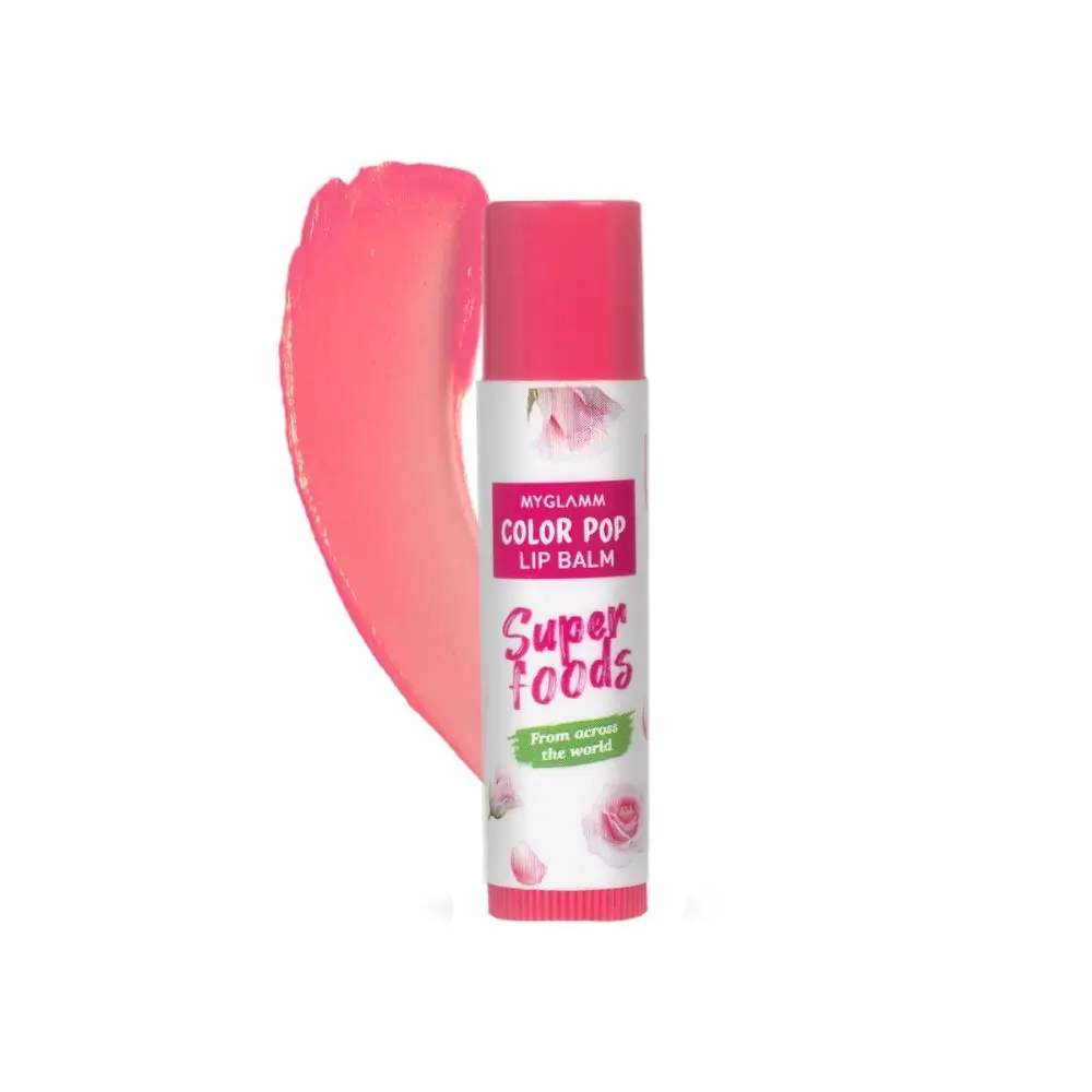 MyGlamm Color Pop Lip Balm-Rose-(4.6 g)