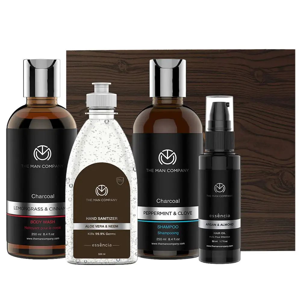 The Man Company Self Care Everyday,  4 Piece(s)/Pack  for All Skin & Hair Types