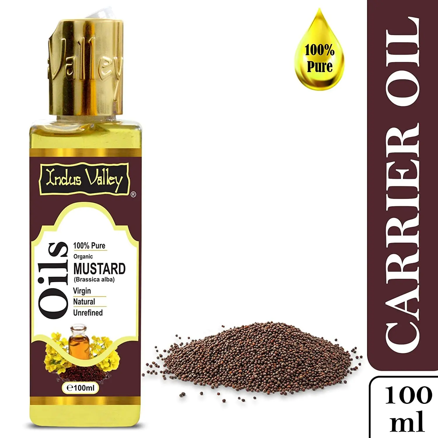 Indus Valley Bio Organic Mustard Oil (100 ml)