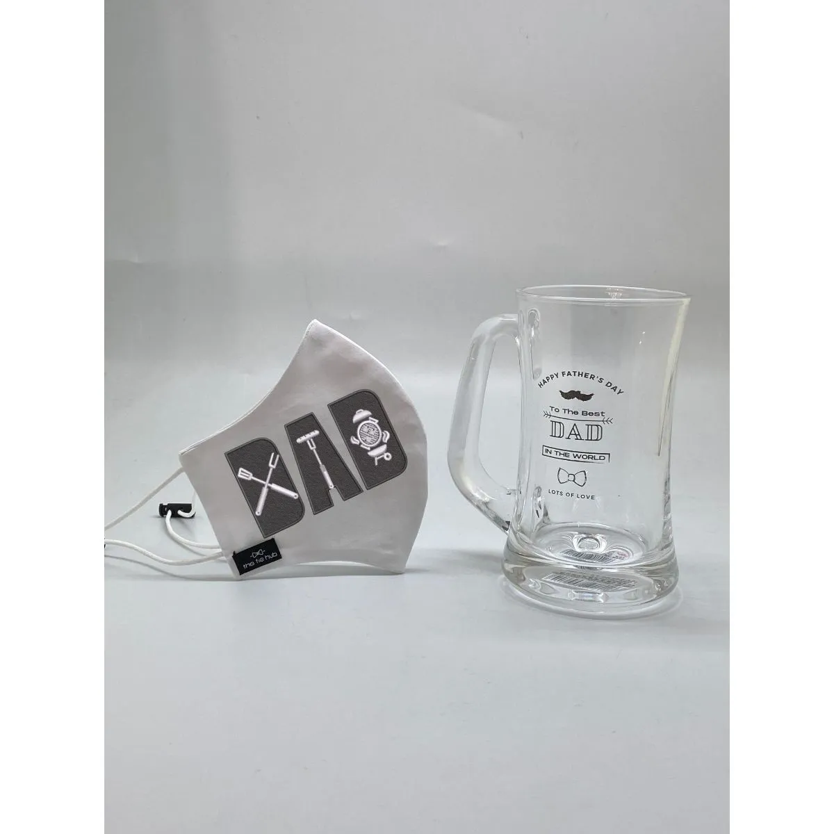 The Tie Hub DAD BBQ Face Mask with Beer Mug