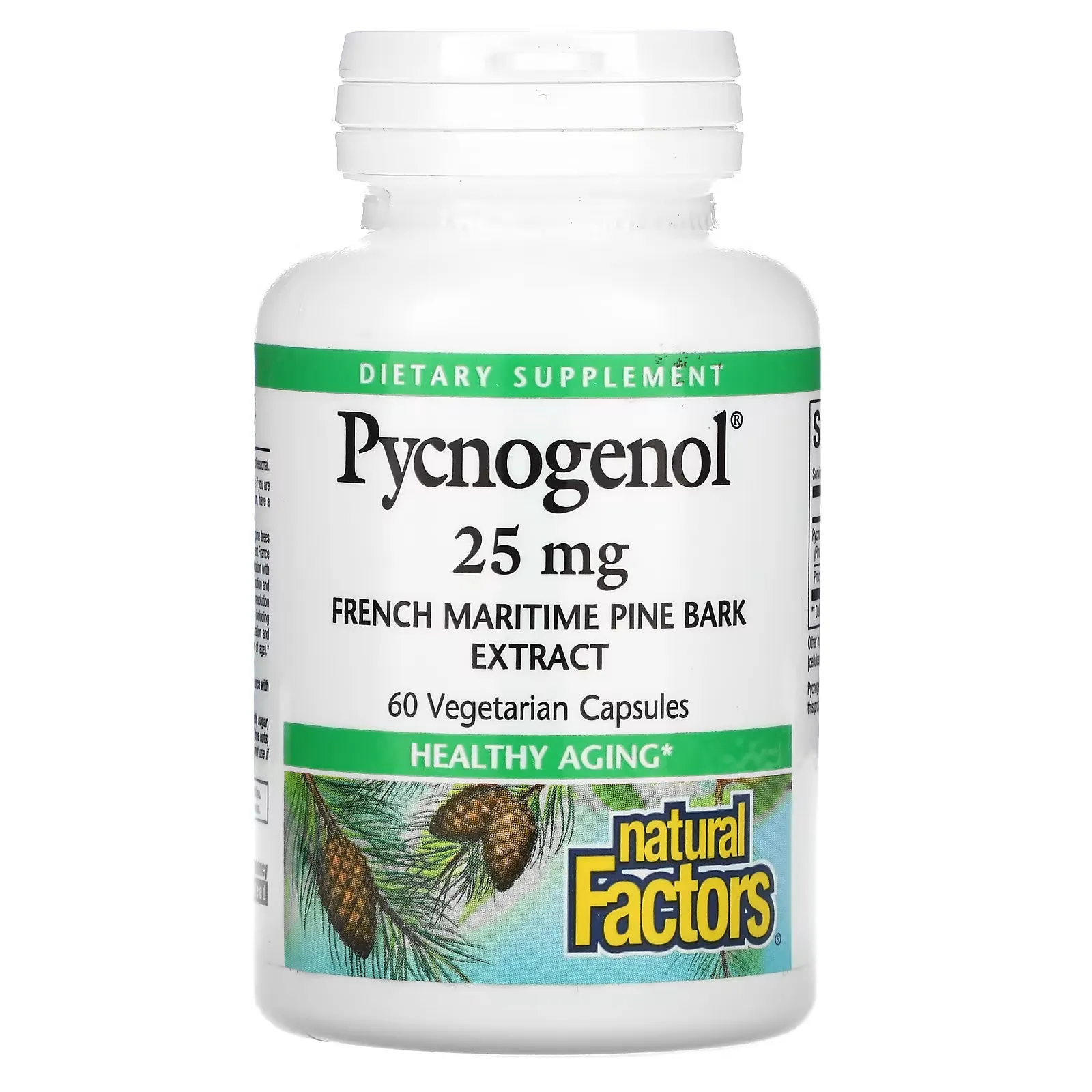 Pycnogenol, 25 mg, 60 Vegetarian Capsules