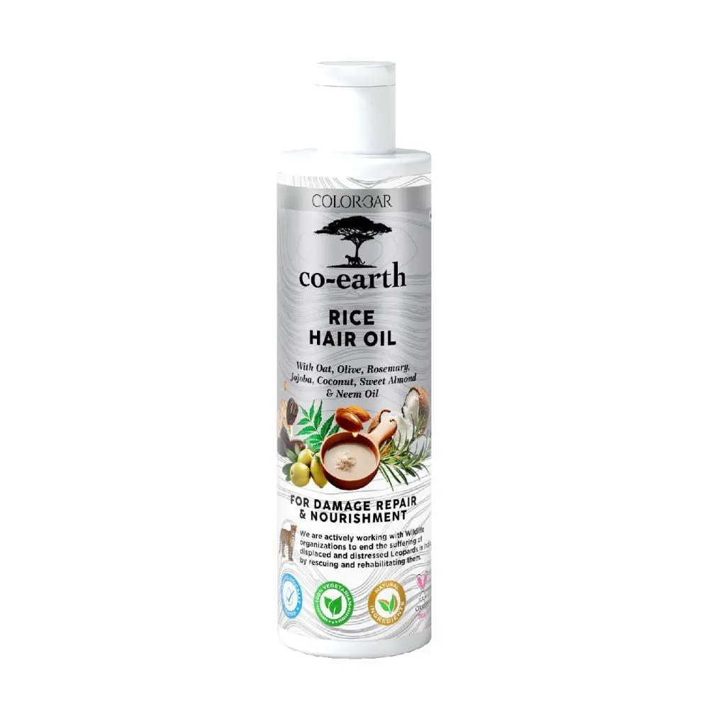 Colorbar Co-earth Rice Hair Oil-(250ml)