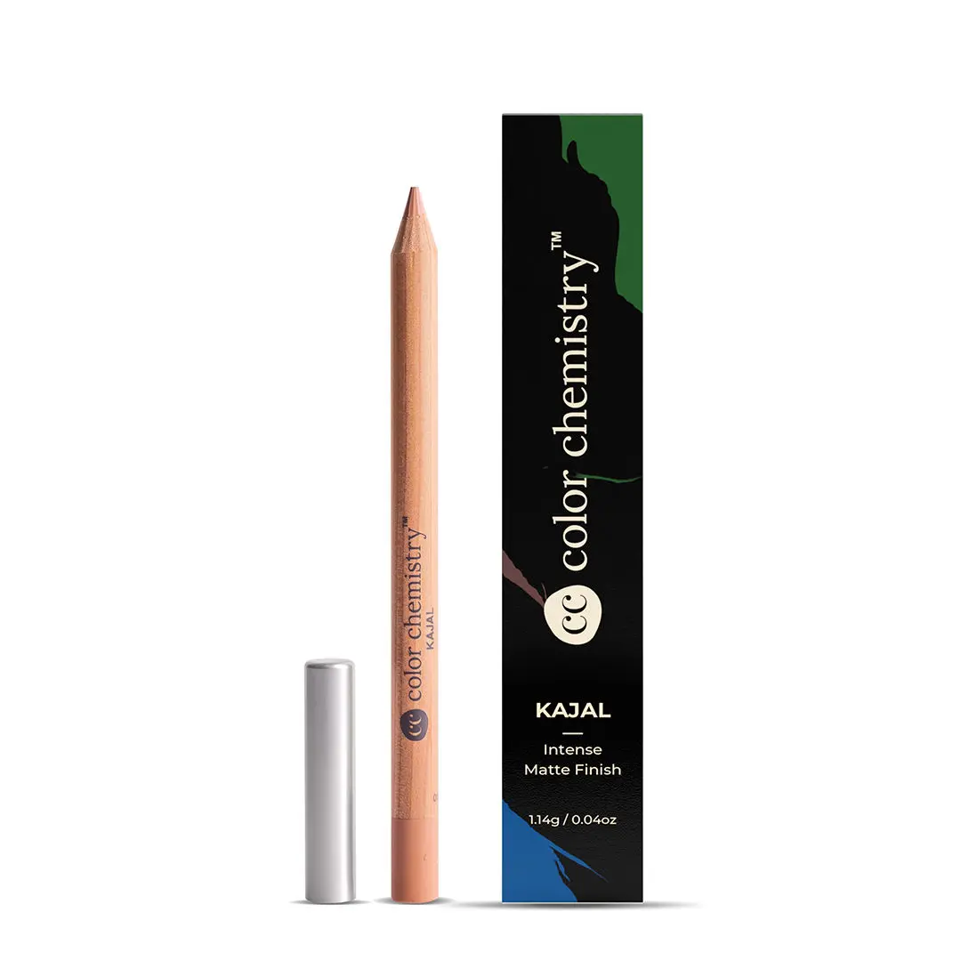 Color Chemistry Organic Kajal, Intense Matte Finish, One-stroke application - Certified Organic (1.14g) Dune KJ03