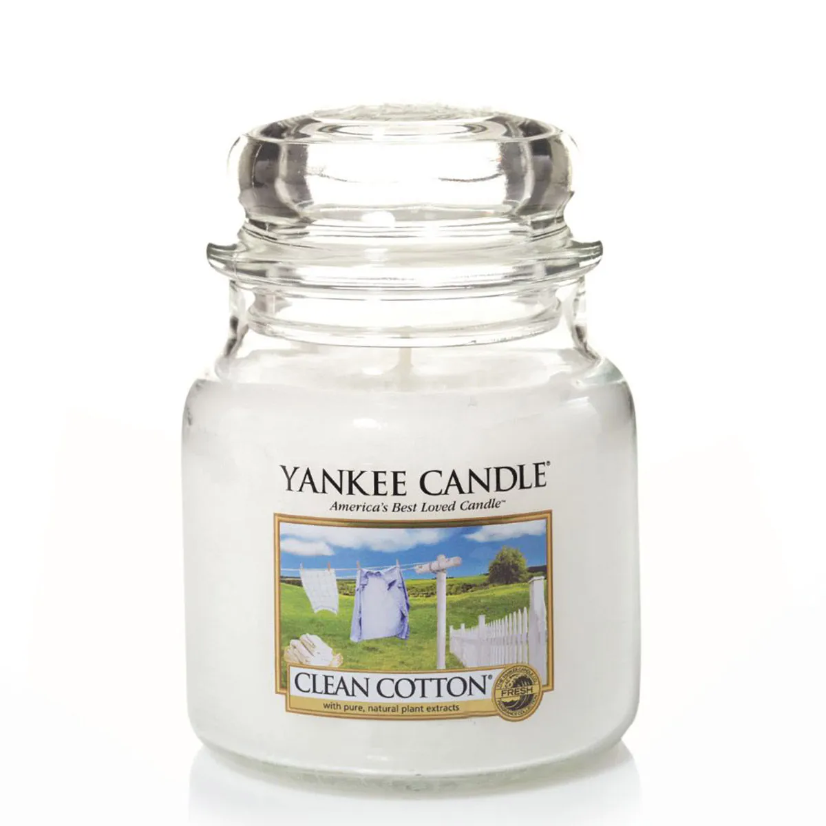 Yankee Candle Classic Medium Jar Clean Cotton Scented Candles