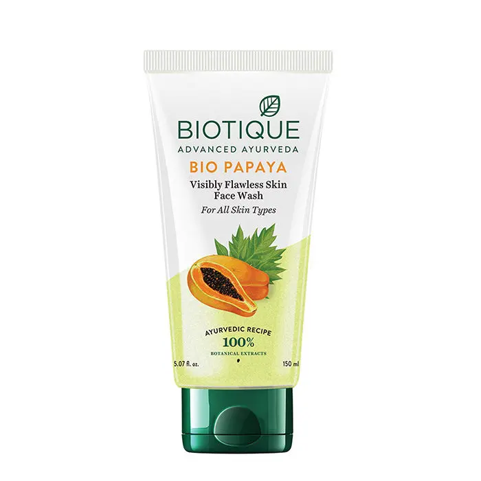 Biotique Bio Papaya Visibly Flawless Skin Face Wash (150 ml)