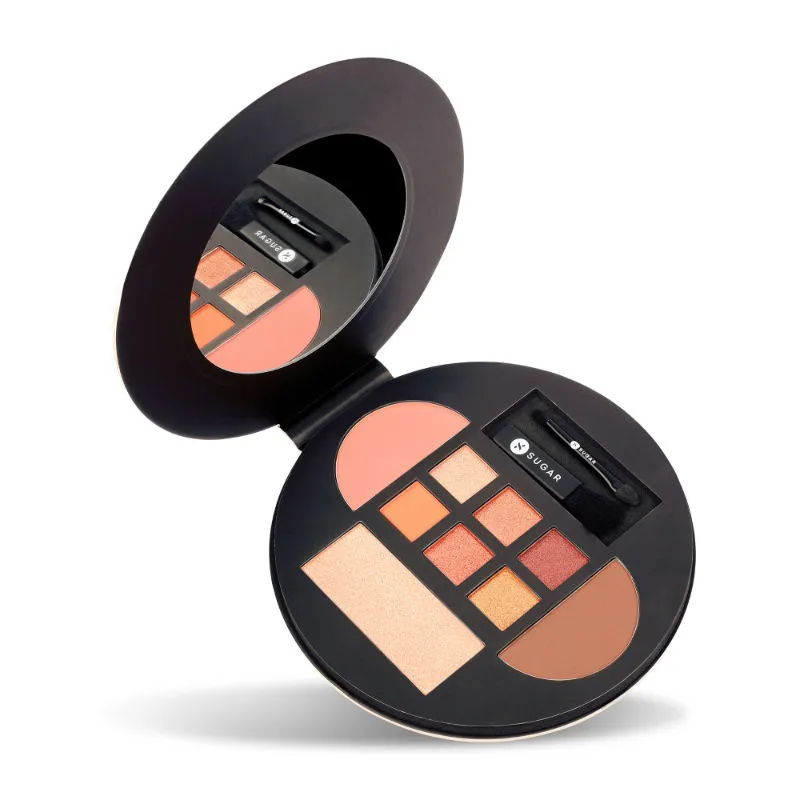 SUGAR Contour De Force Eyes And Face Palette - 01 - Warm Win