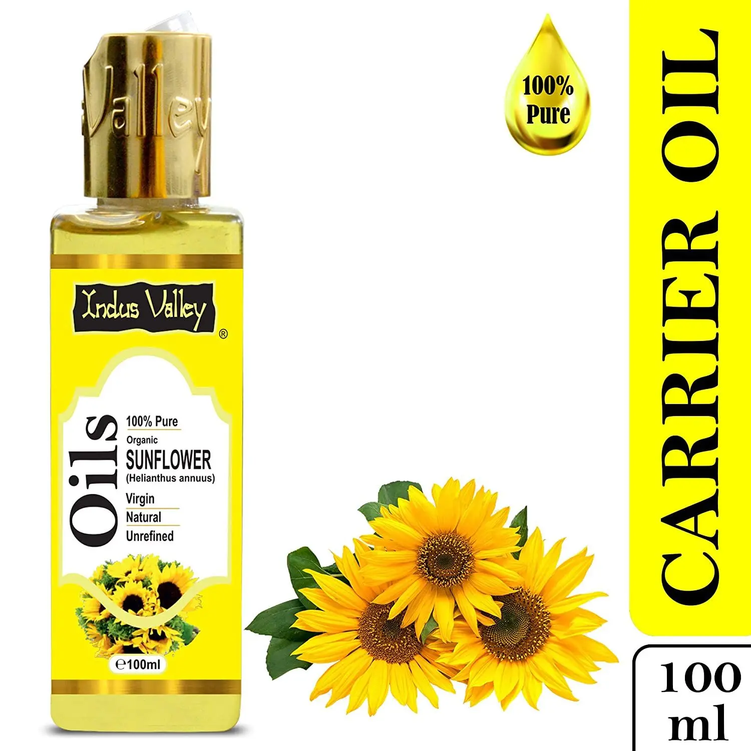 Indus Valley Bio Organic Sunflower Oil (100 ml)