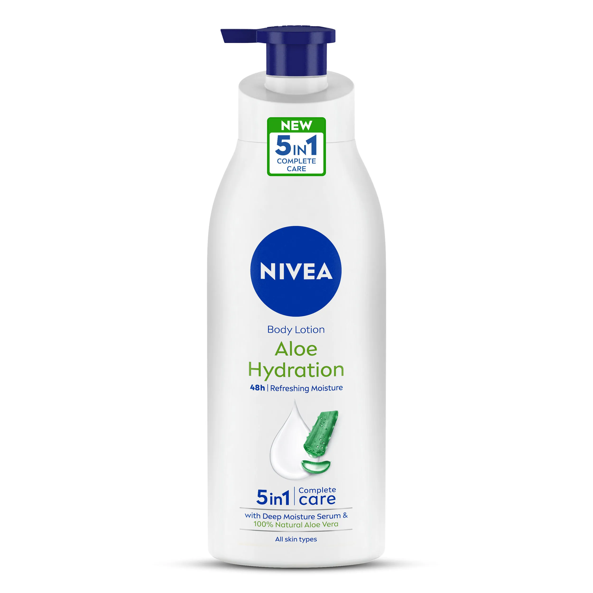 NIVEA Body Lotion- Aloe Hydration- with Aloe Vera- for Smooth- Normal Skin