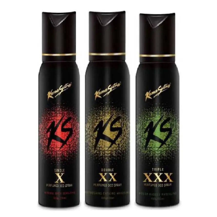 Kamasutra X XX and XXX Deo Combo of 3,  120 ml  for Women & Men