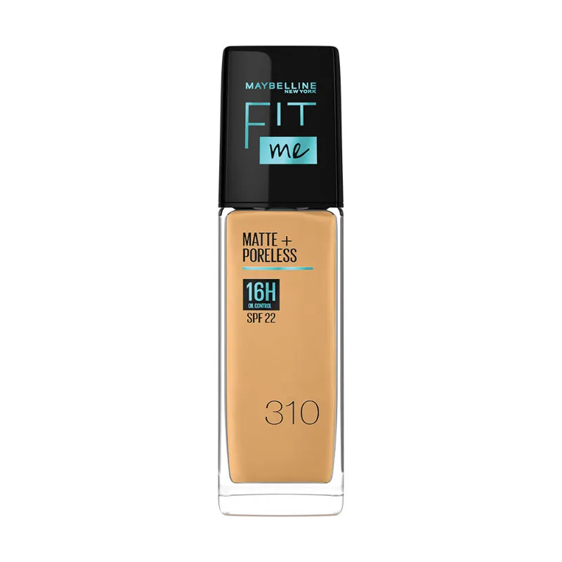 Maybelline New York Fit Me Matte+Poreless Liquid Foundation With Clay - 310 Sun beige