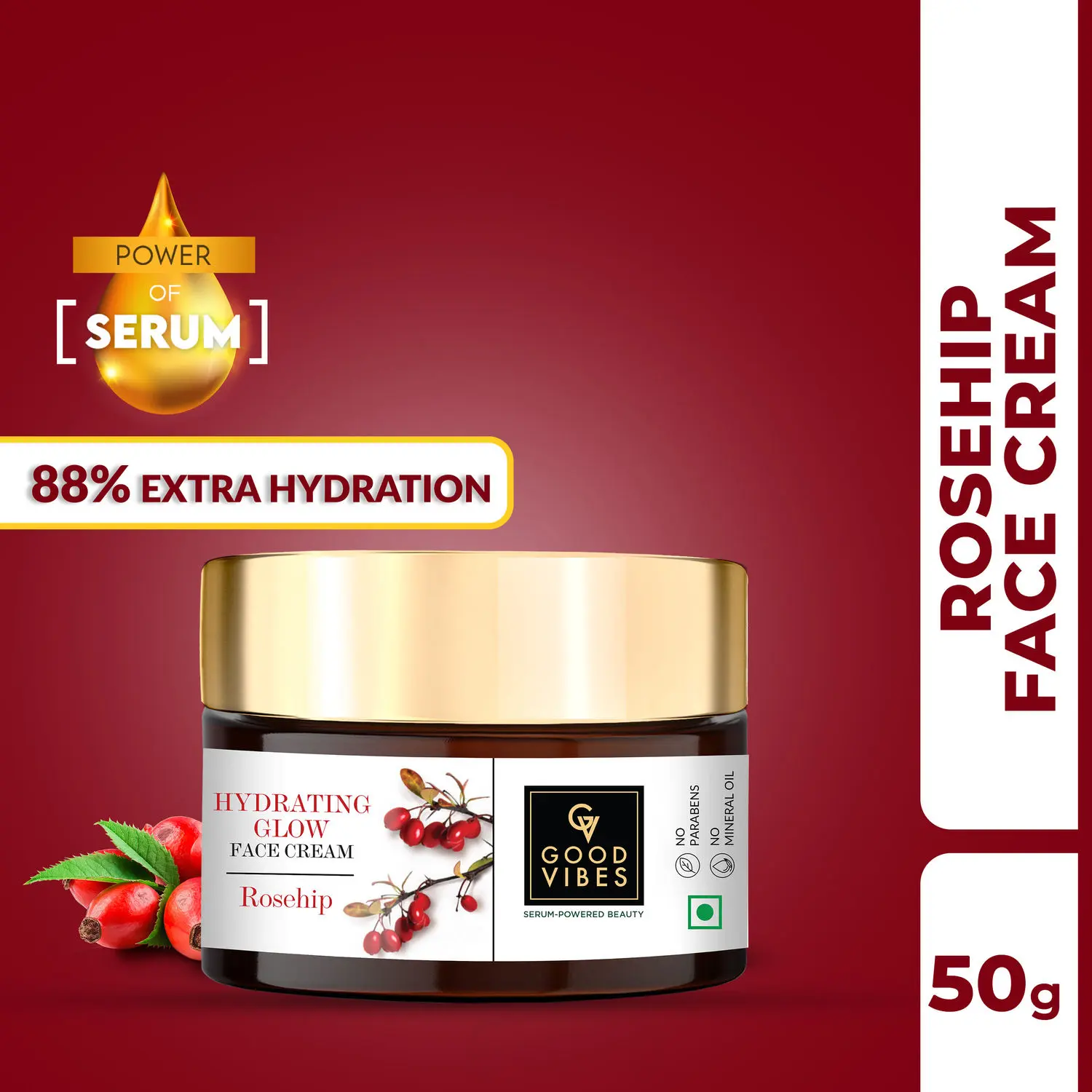 Rosehip face cream