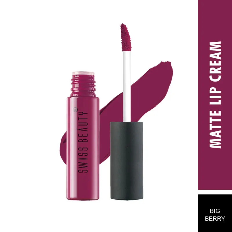 Swiss Beauty- Soft Matte Lip Cream - 33 Big Berry