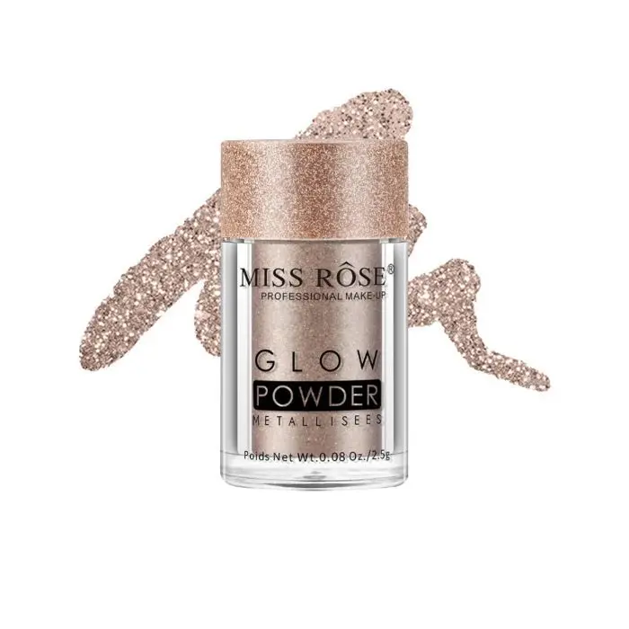 MISS ROSE Single Glow Powder Metalises Eyeshadow 7001-010M11