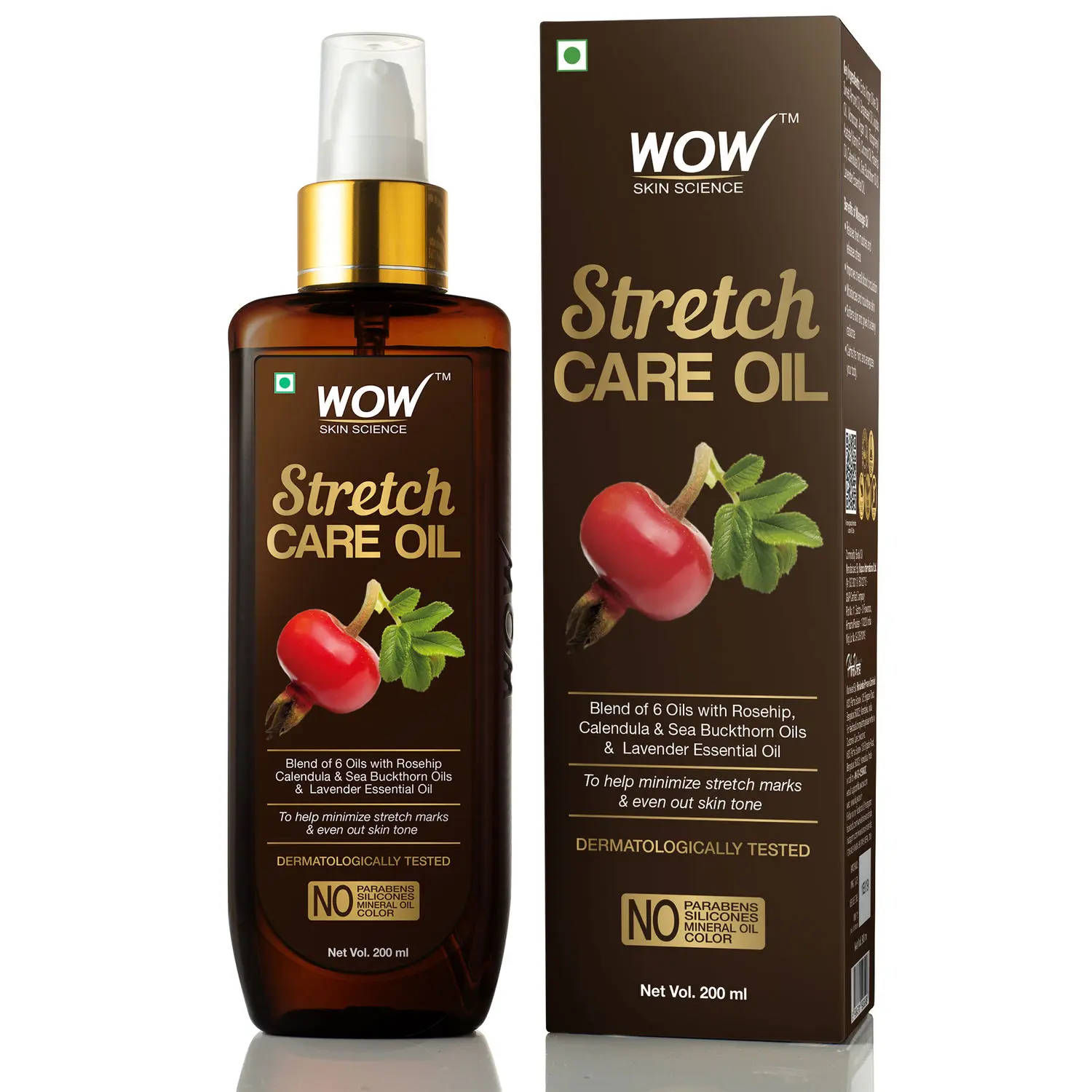 WOW Skin Science Stretch Care Oil (200 ml)