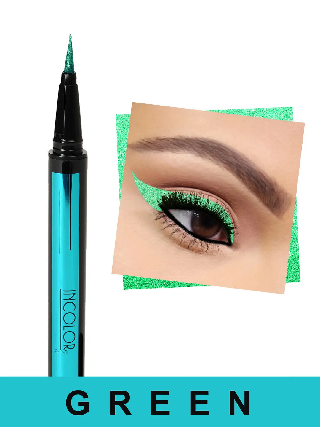 Incolor Dreameyes Glitter Eyeliner Green 2 Gms