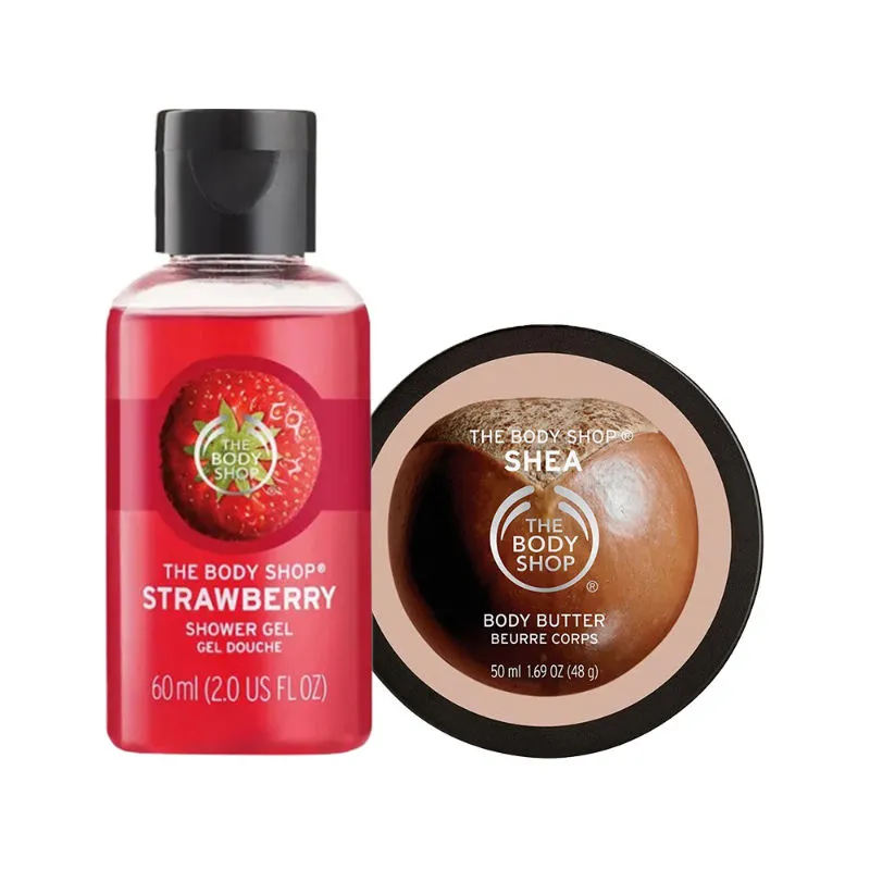 The Body Shop Strawberry Shower Gel & Shea Body Butter