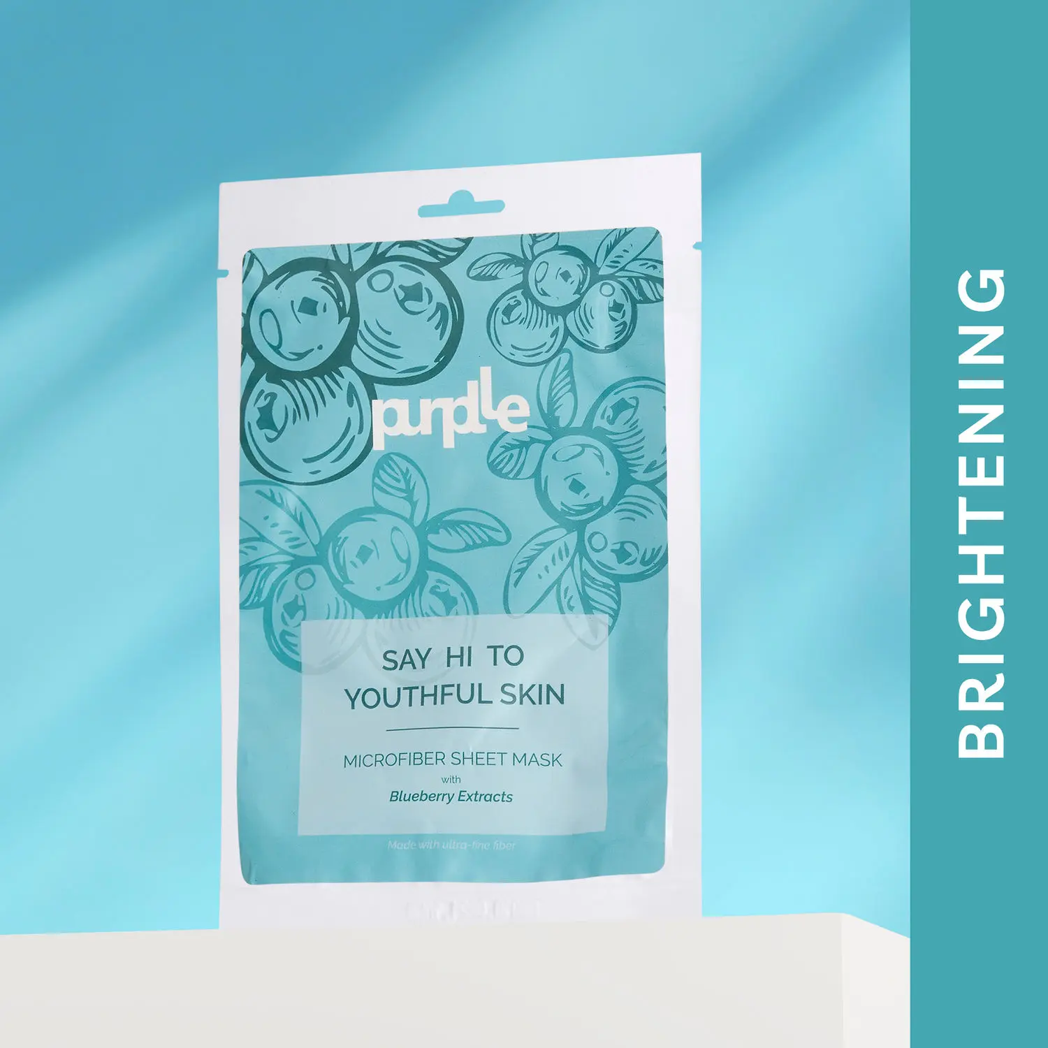 Microfiber Sheet Mask with Blueberry Extracts