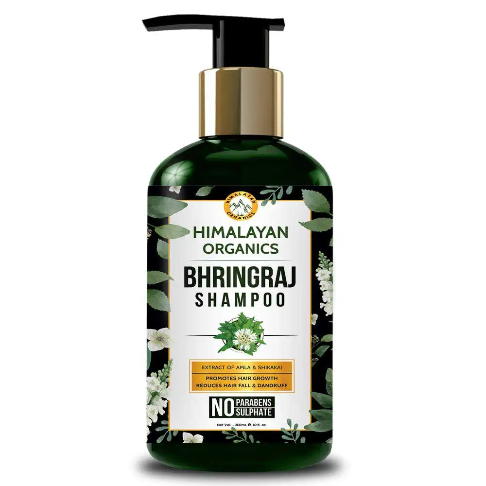 Himalayan Organics Bhringraj Shampoo,  300 ml  Promotes Hair Growth